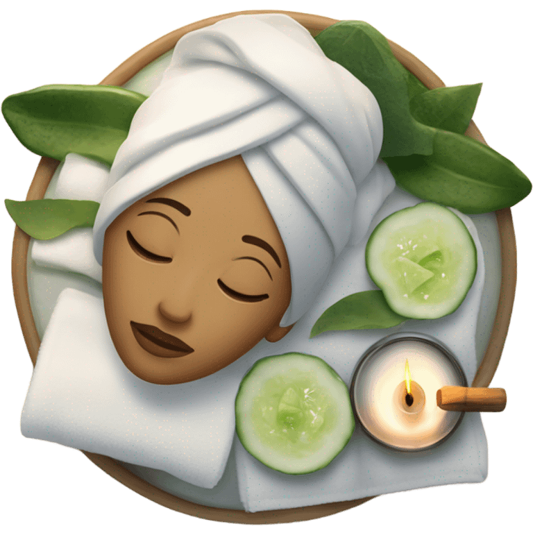 Spa day emoji