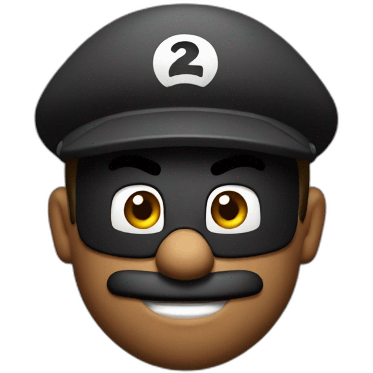 Mario bank robber emoji