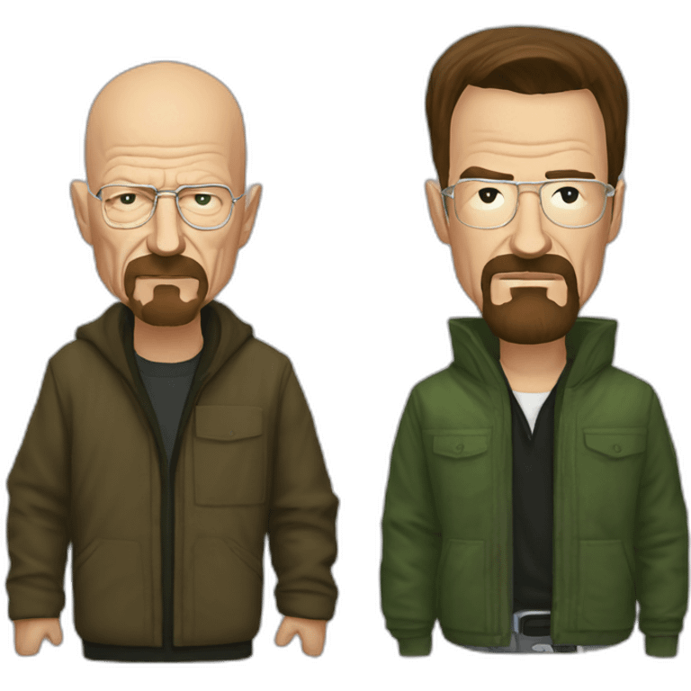 Walter white and jesse pinkman emoji