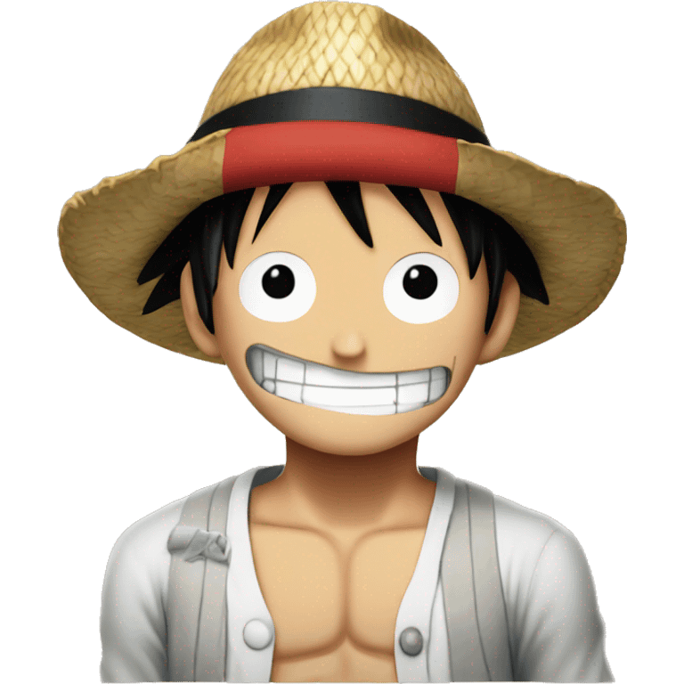 One piece Luffy  emoji