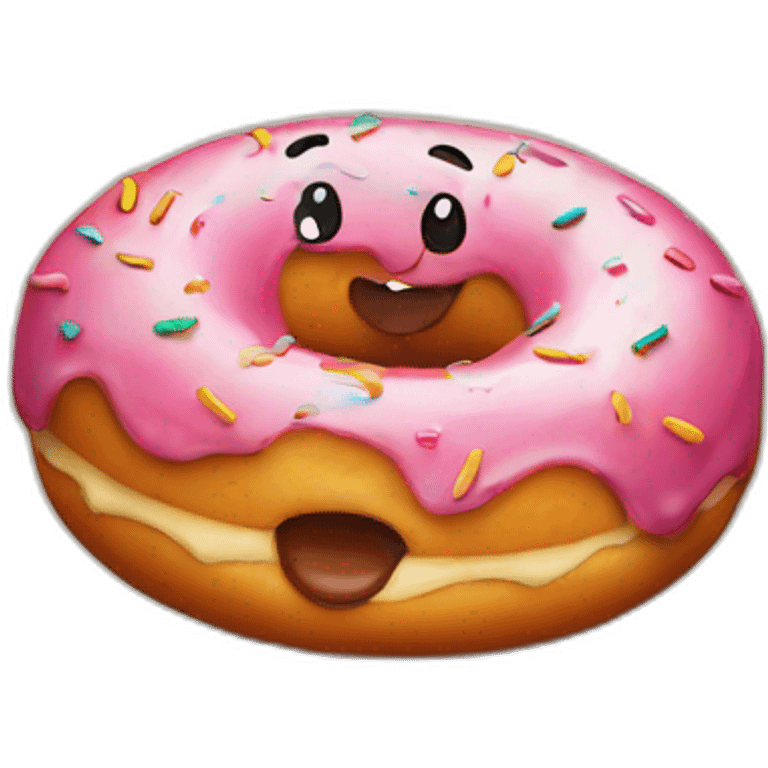 happy donut emoji