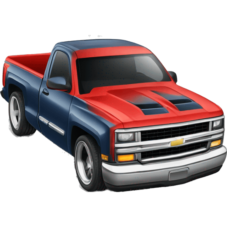 Slammed Silverado emoji