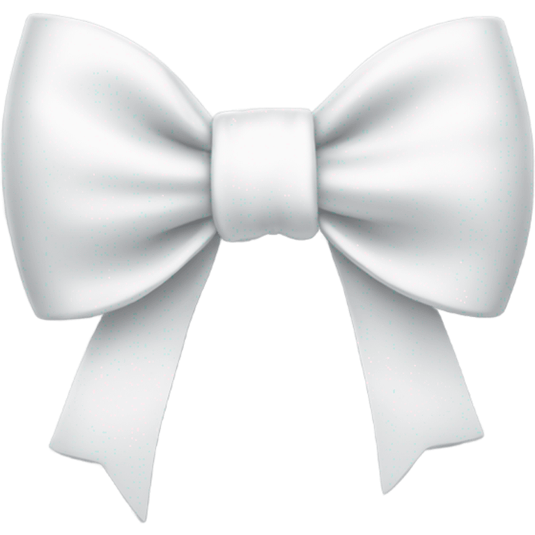 white bow emoji