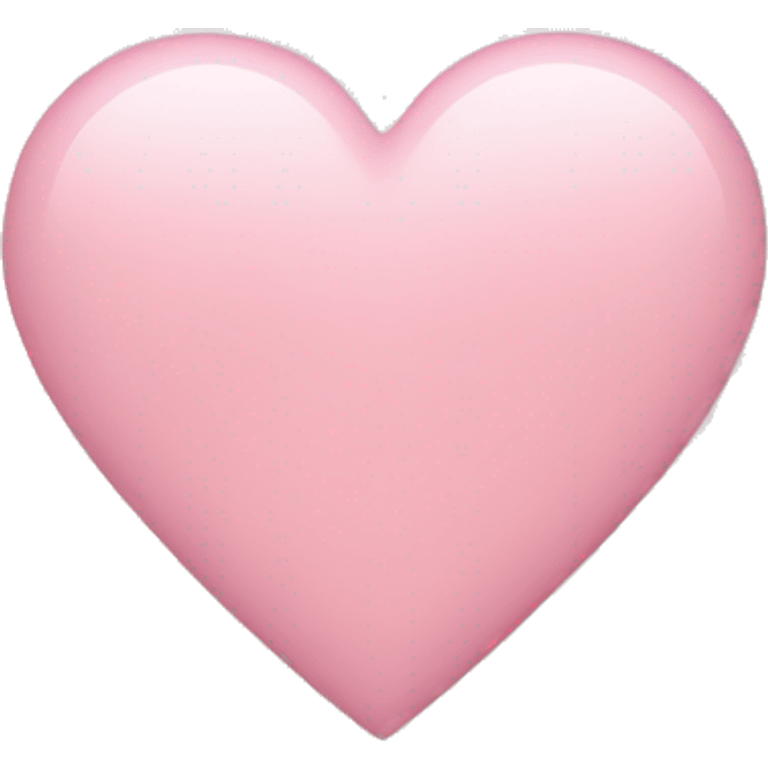 Light pink heart emoji