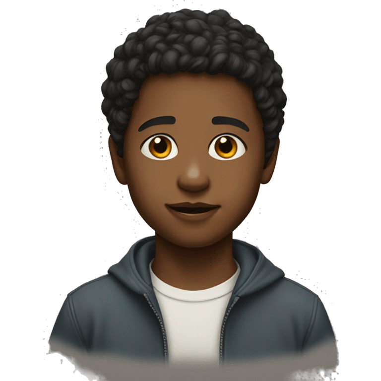 realistic portrait of a boy emoji