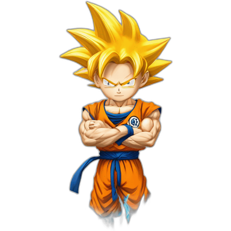 Goku avec l énergie emoji