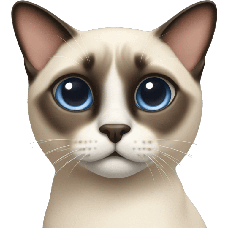 Siamese cat emoji