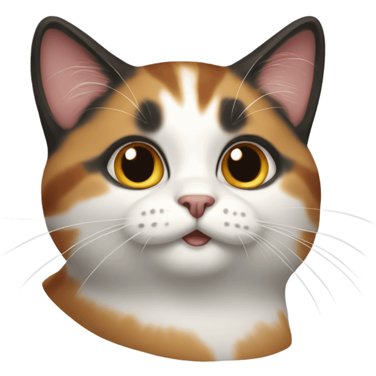 Tricolor cat  emoji