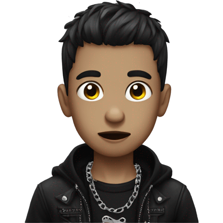 Goth boy  emoji