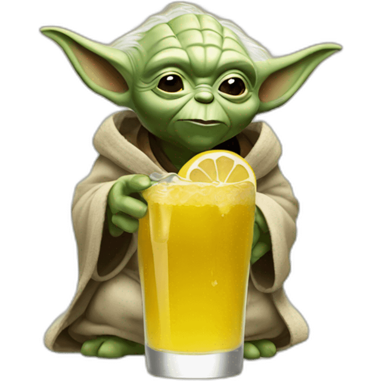 Yoda drink à bee emoji