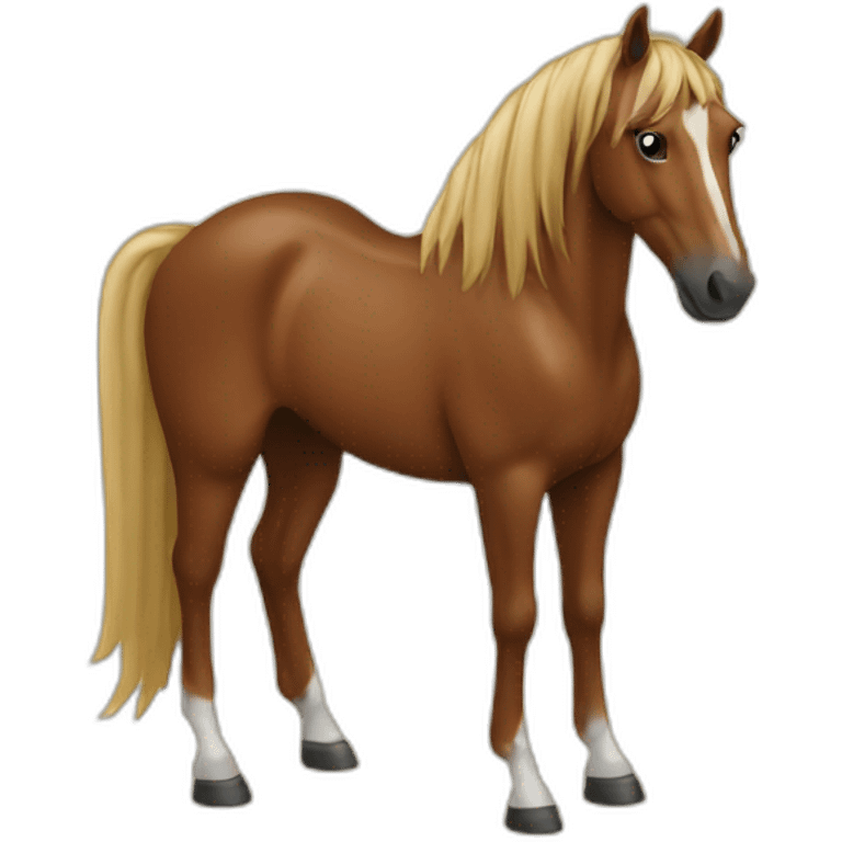 horse coffee emoji