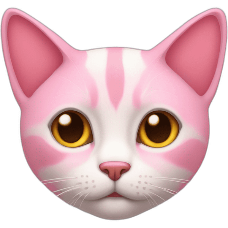 gato rosa emoji