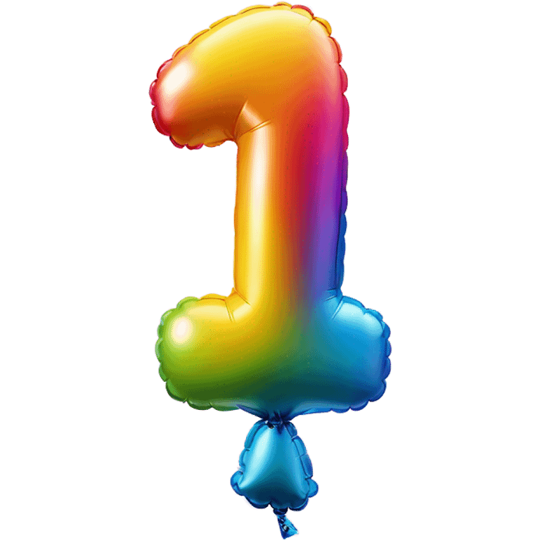 Balloon Number (1)￼￼ emoji