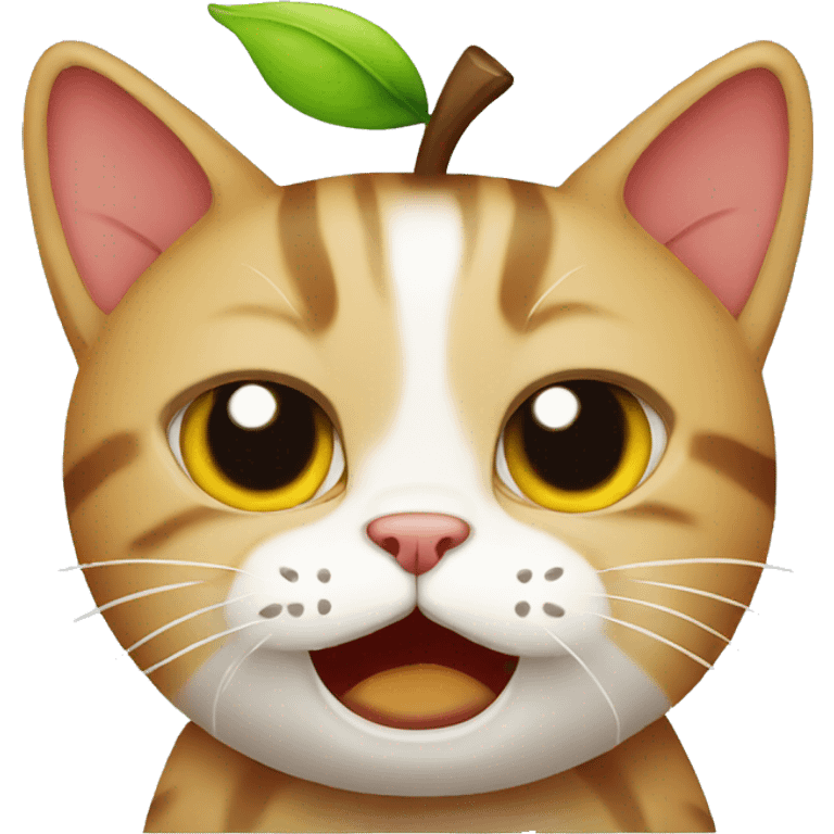 Cat Crying apple emoji