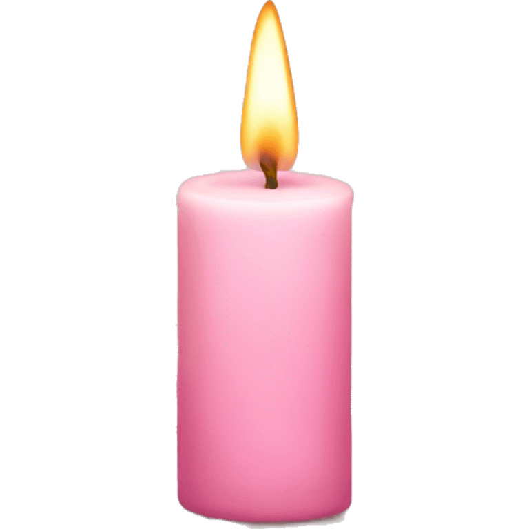 light pink candle emoji