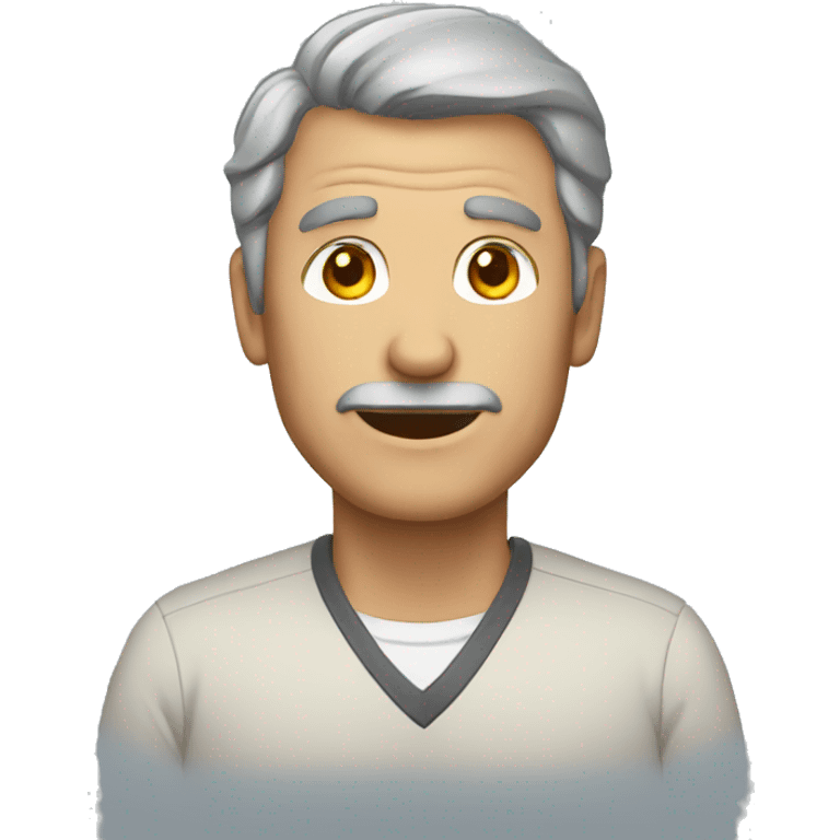 middle-aged man emoji