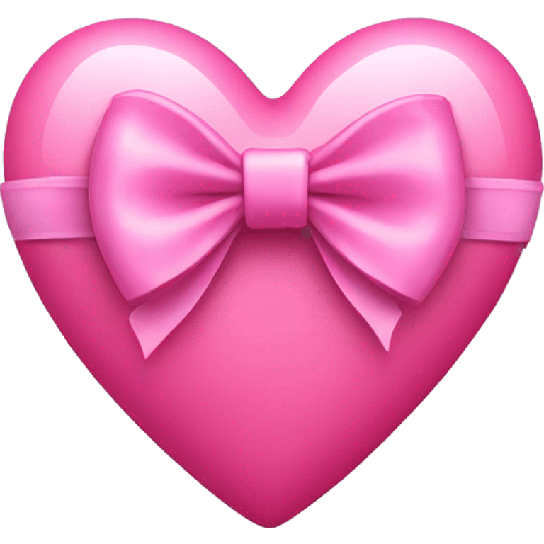 pink heart with bow emoji