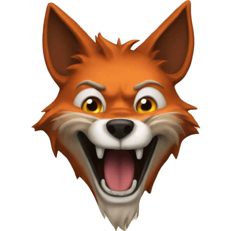 mad fox emoji