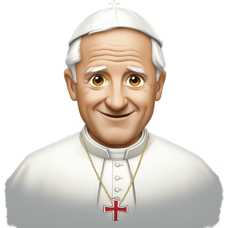 the pope england football emoji