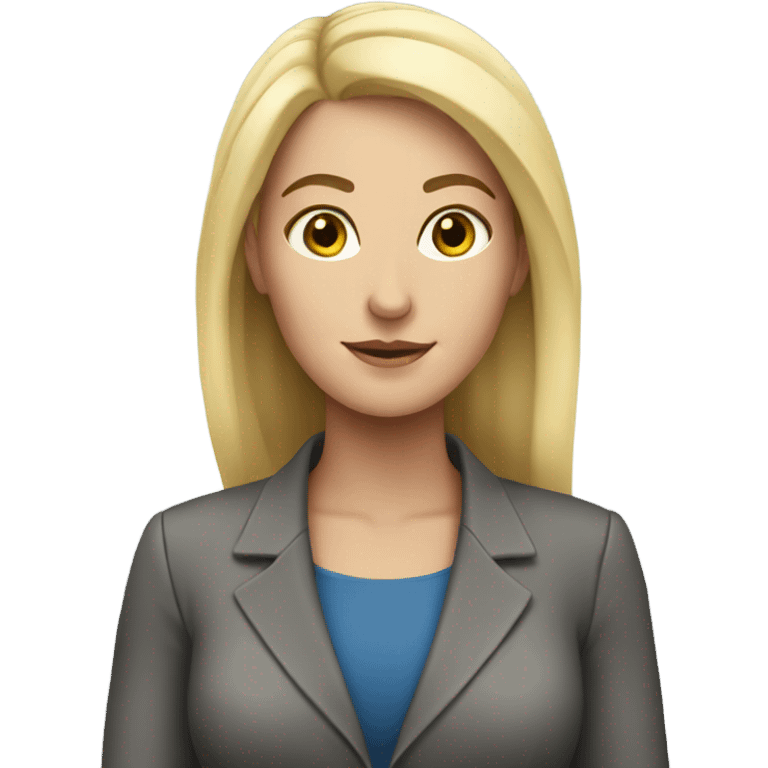 White women going to work  emoji