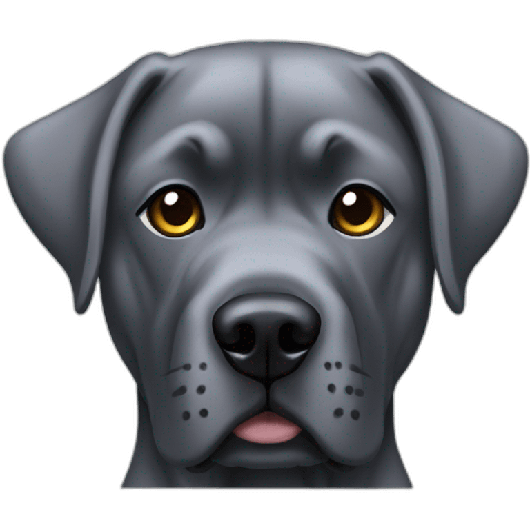 Chien gris canecorso emoji