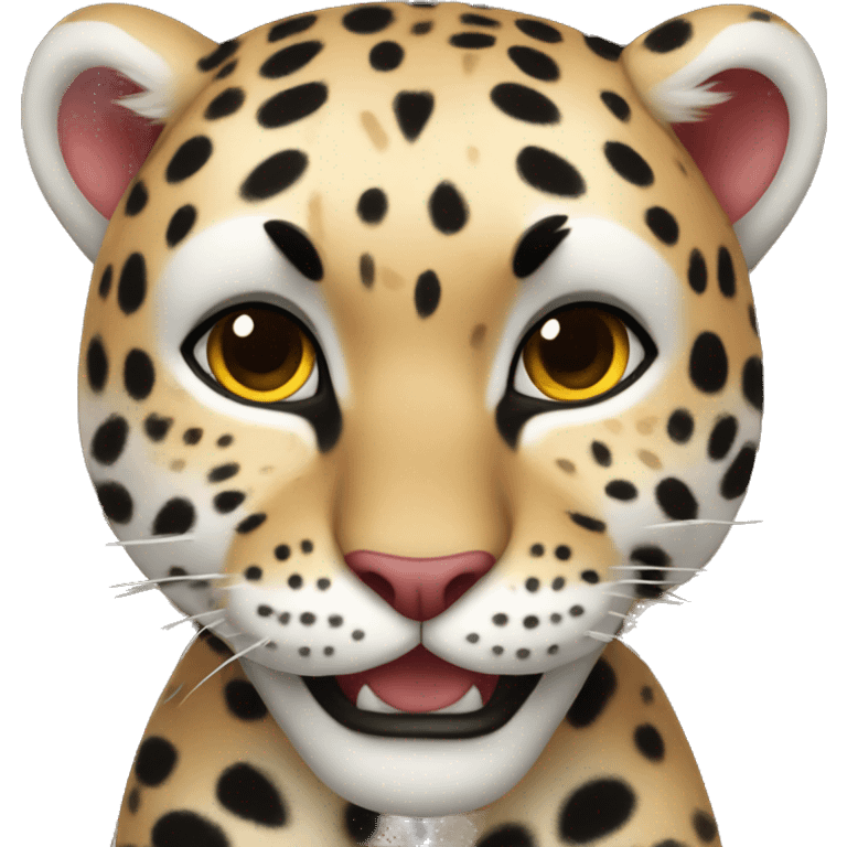 Corazon leopardo emoji