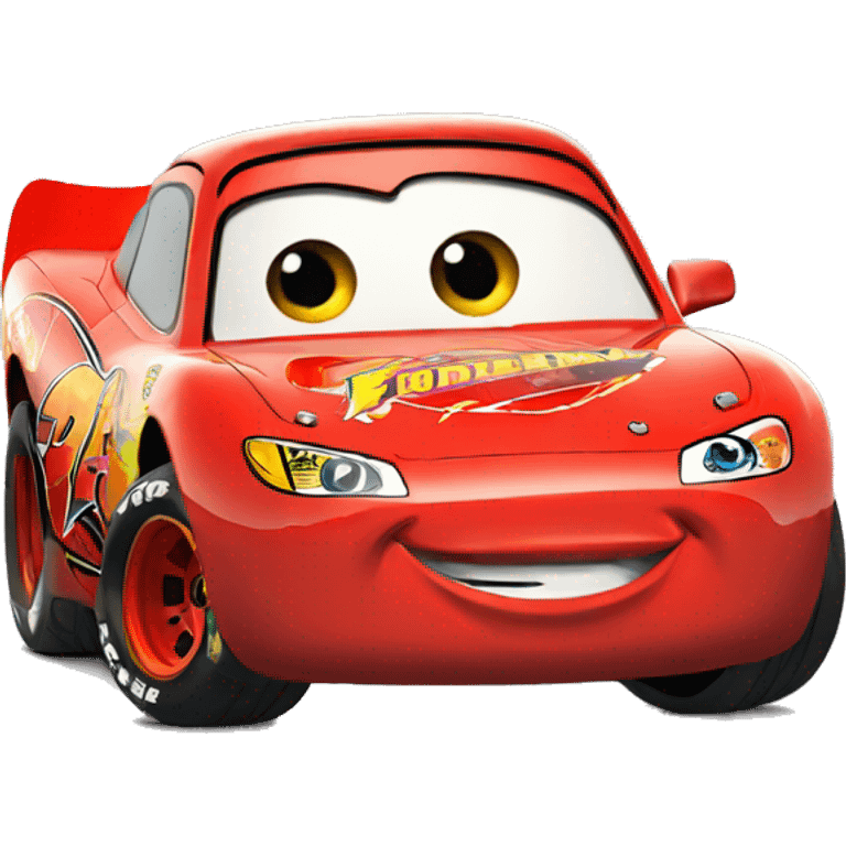 lightning Mcqueen but very sad emoji