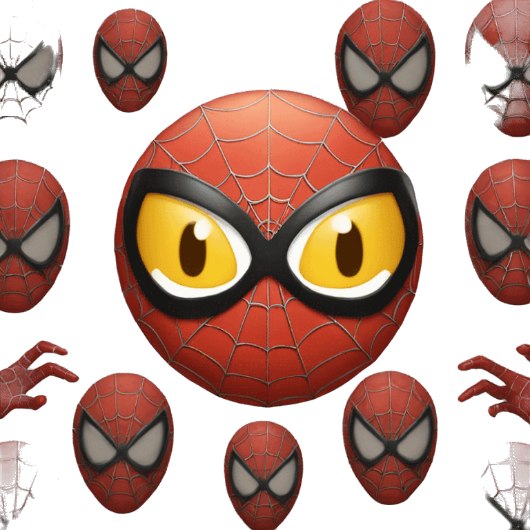 Santa spider man  emoji