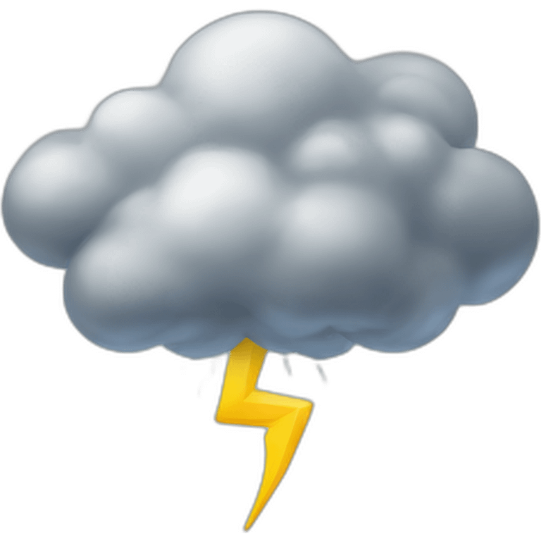 XWEATHER LIGHTNING RAIN DROP TORNADO emoji