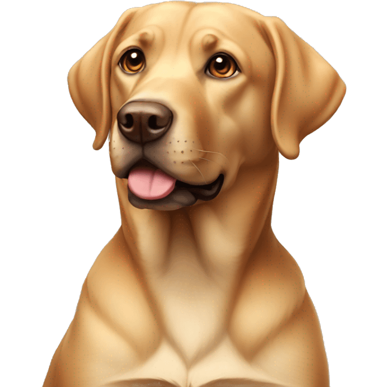 Dog Labrador brown emoji