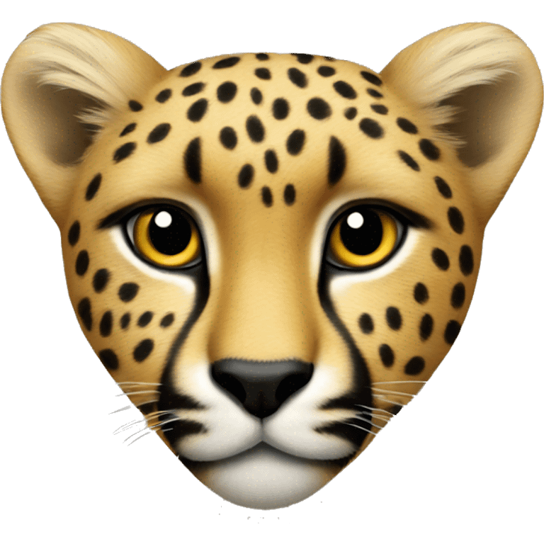 Cheetah heart emoji