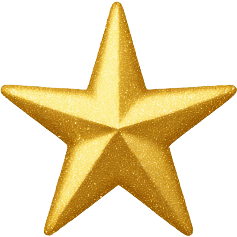 Glittery gold star  emoji