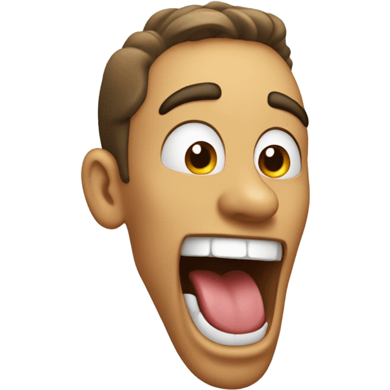 Guy sticking tongue out emoji