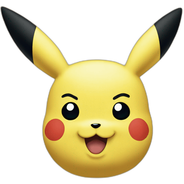 Pikachu face emoji