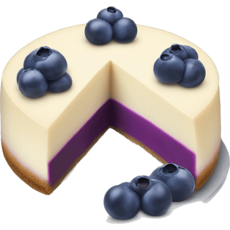 Blueberry Cheesecake  emoji