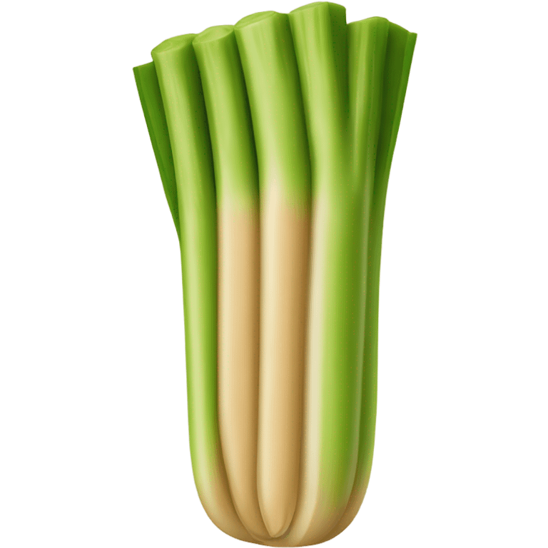 Celery with peanut butter on it emoji