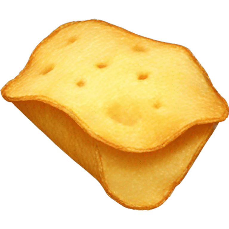 a singular potato chip emoji