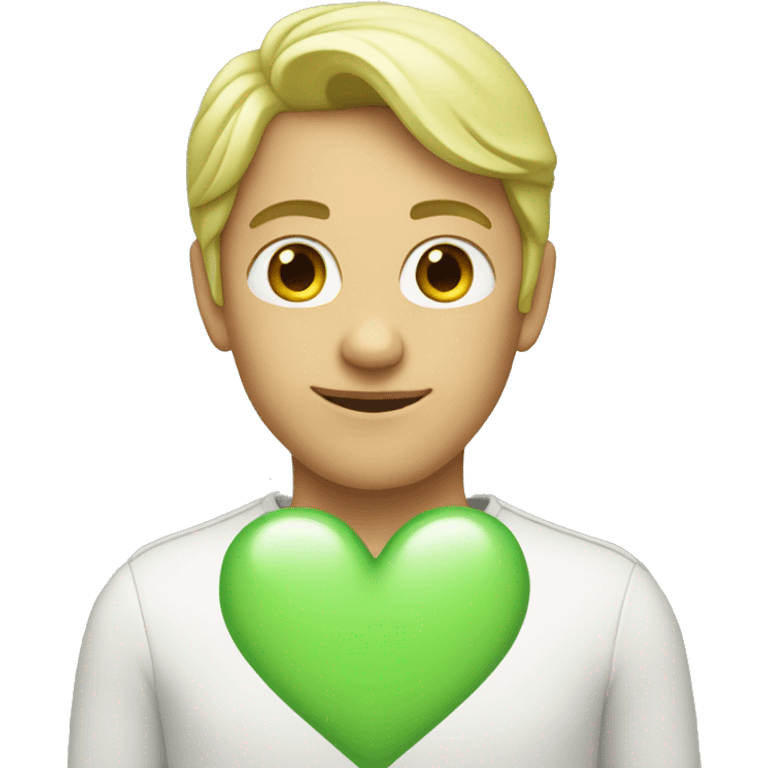 light green heart emoji