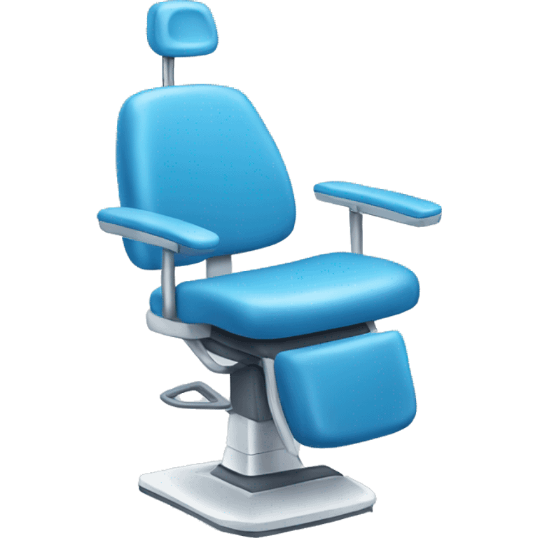 blue dentist chair emoji