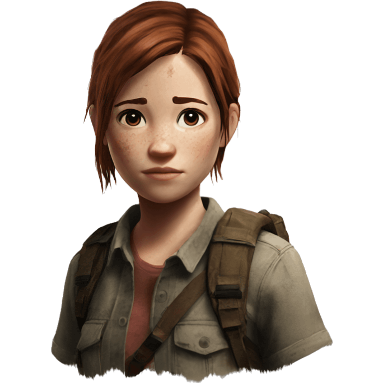 Ellie the last of us Little bit dezoom emoji