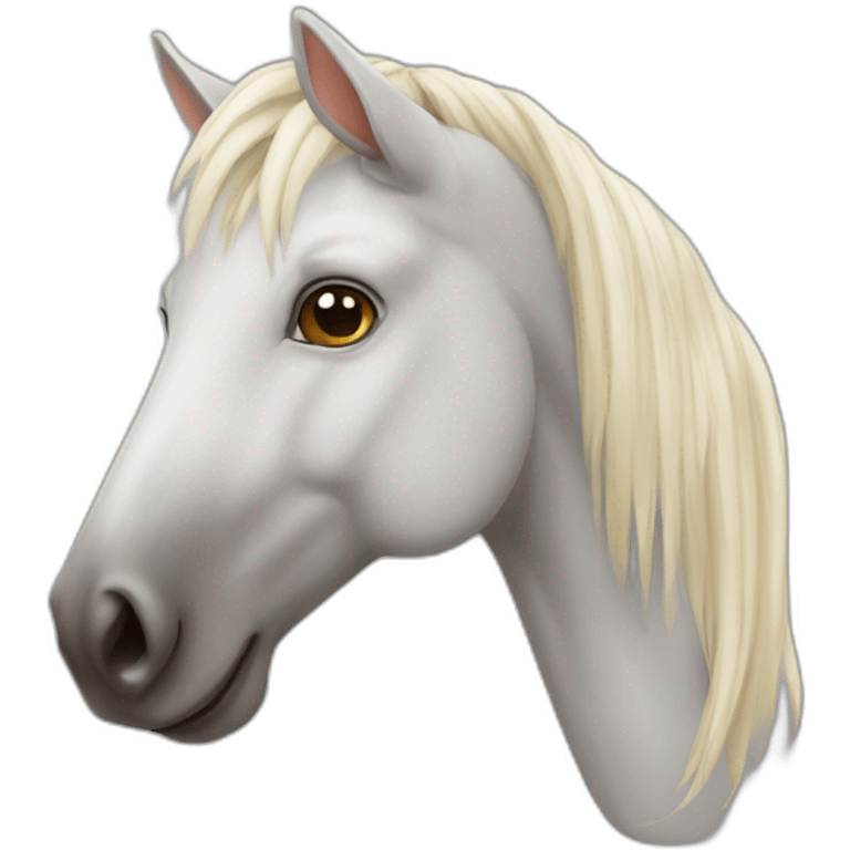 Cheval qui souris emoji