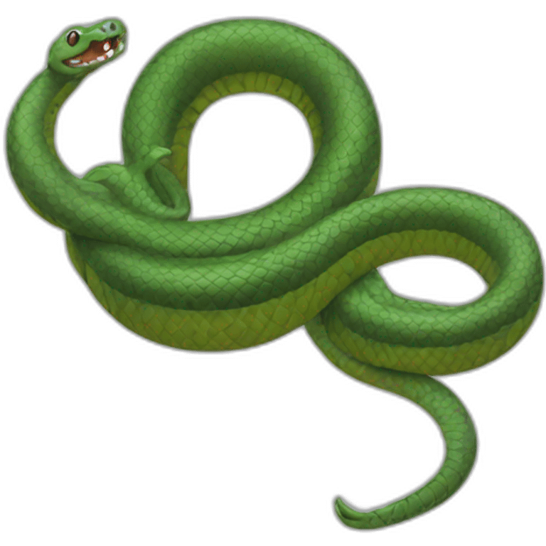 serpent sur araigné emoji