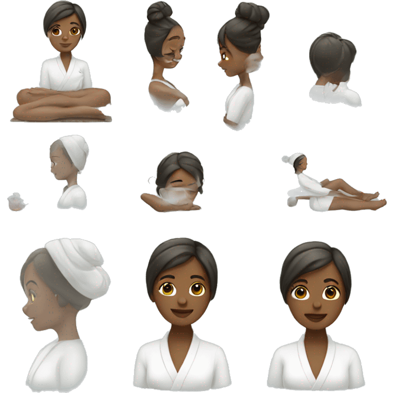 Spa girl  emoji