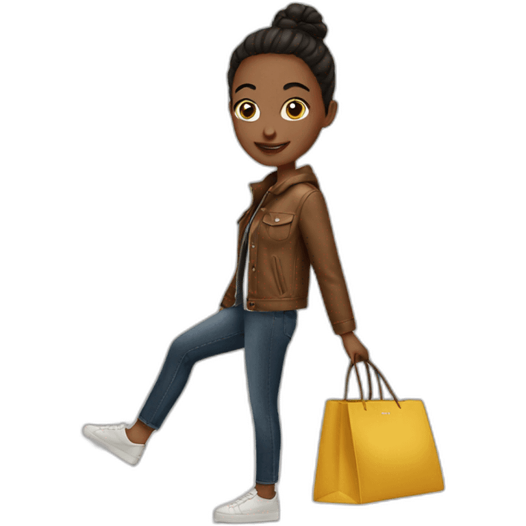 Zara shopping emoji