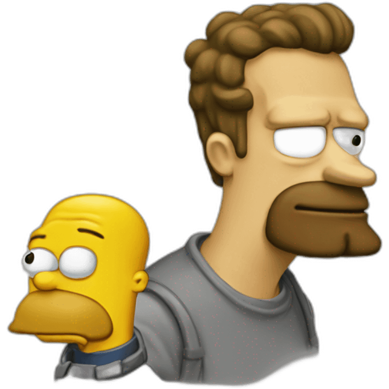 Homer qui etrangle bart emoji