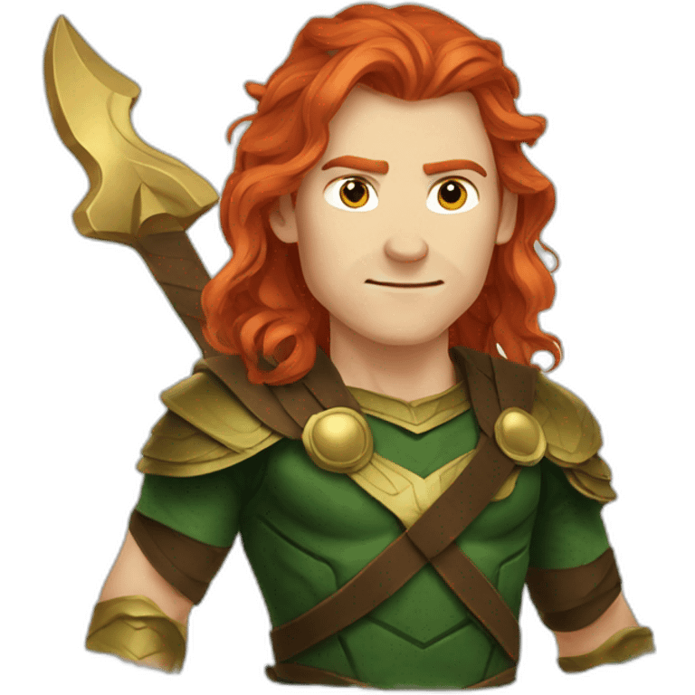 Loki red hair norse mythology emoji