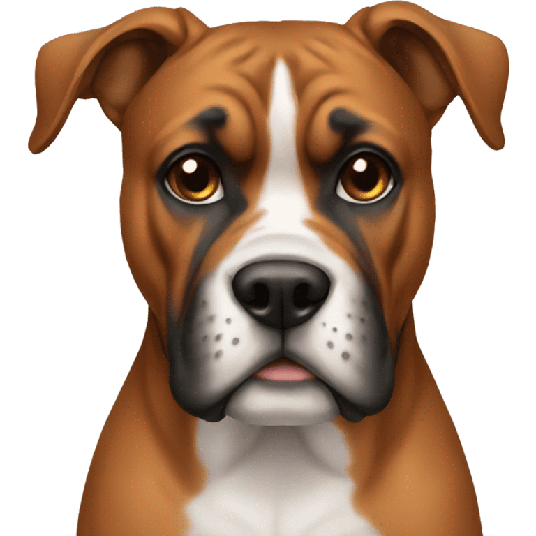 Dog boxer  emoji