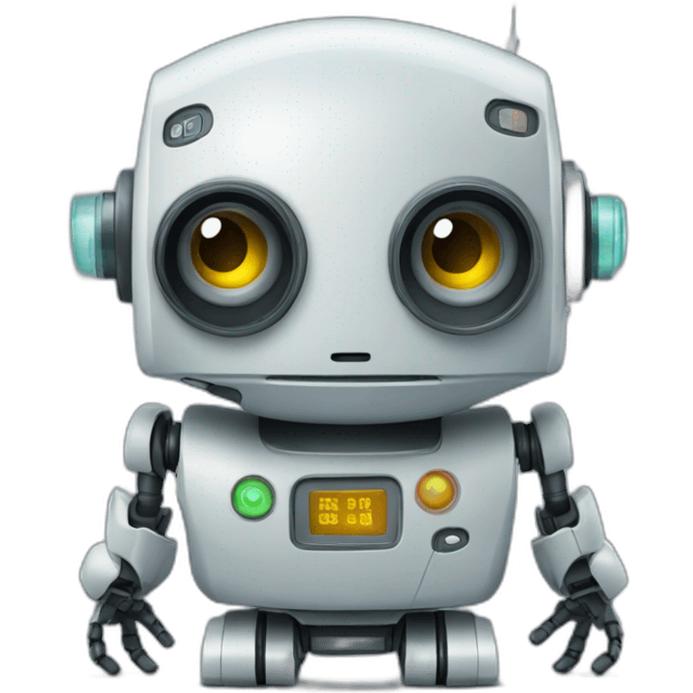 Finicial analyzer robot emoji