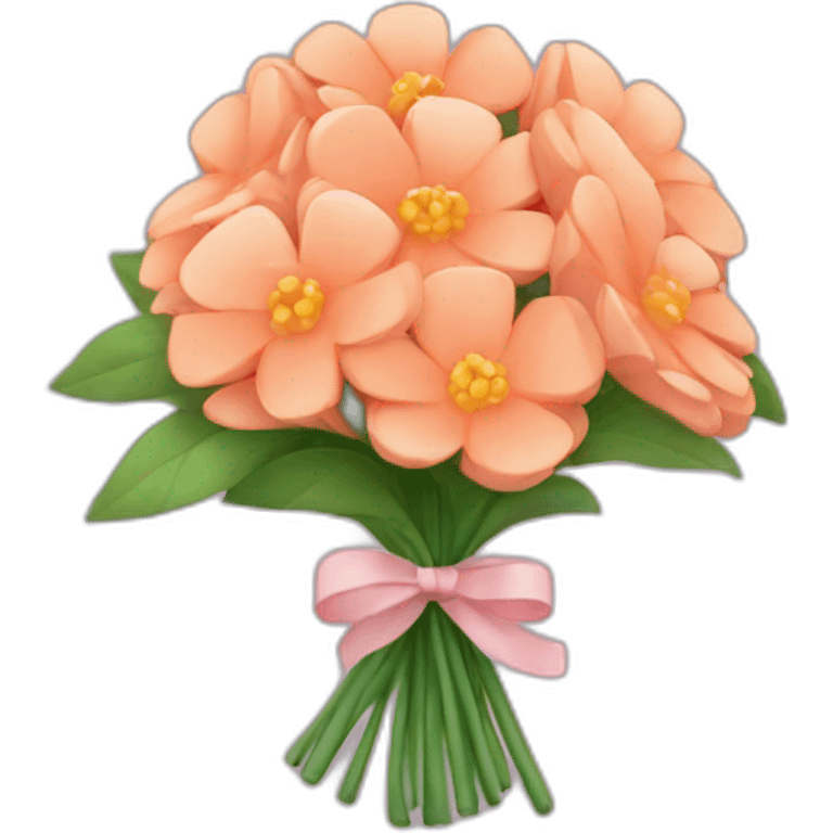 blossoms peach bouquet emoji