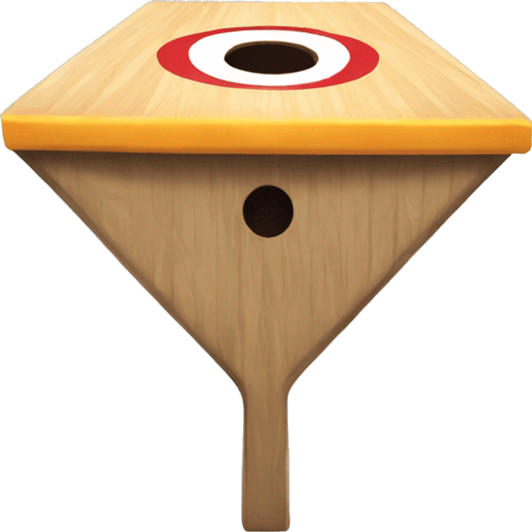 Cornhole hookshot emoji